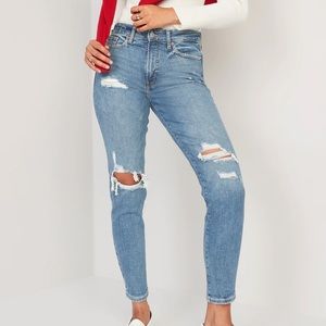 Old Navy High Rise Ripped OG Straight 8T